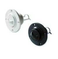 Round Drain Plug - Dia:19mm - Black or White - 62.00489X - Riviera 